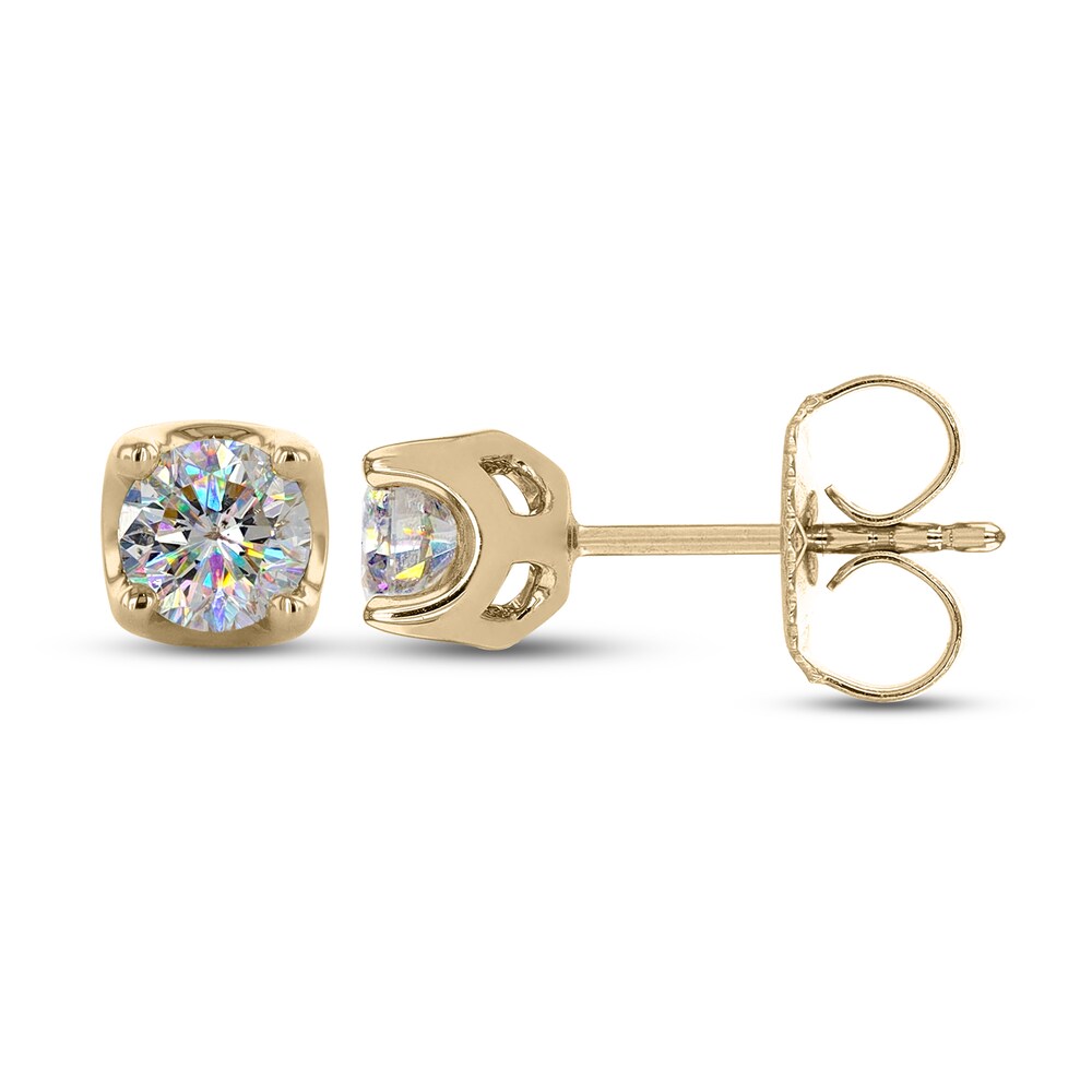 THE LEO First Light Diamond Solitaire Earrings 1/2 ct tw 14K Yellow Gold (I1/I) 9SgMh5SK