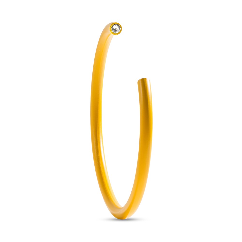 Stella Valle Color Bangle Bracelet Yellow Matte-Plated Brass AhtVRZoU