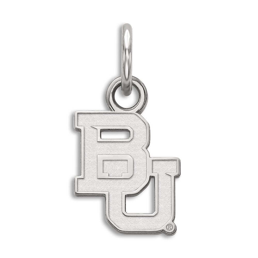 Baylor University Small Necklace Charm Sterling Silver BgzLxg3v