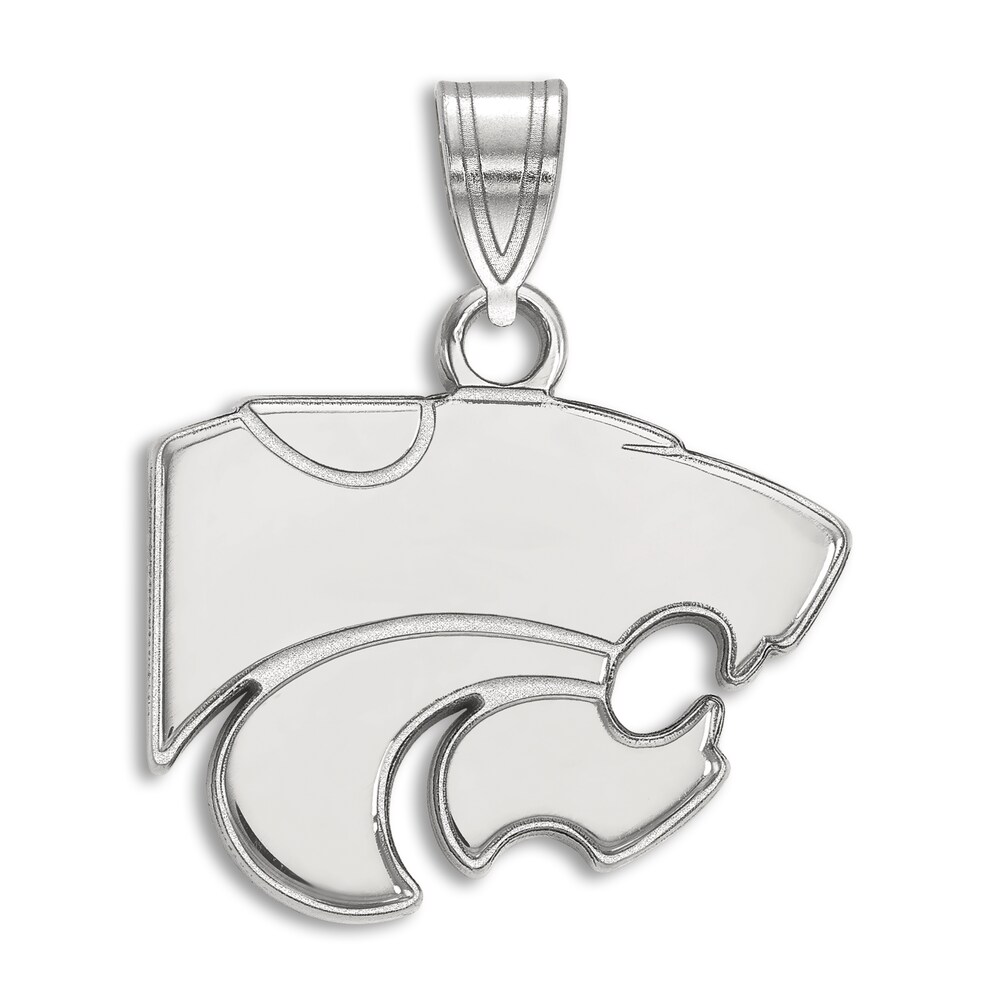 Kansas State University Small Necklace Charm Sterling Silver BjM9gIqa
