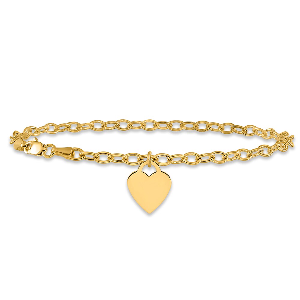 Heart Bracelet 14K Yellow Gold CDGUG064
