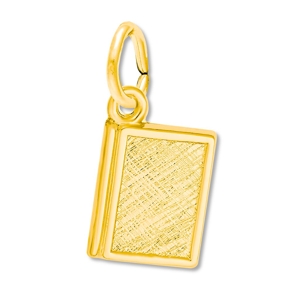 Book Charm 14K Yellow Gold Cnip0pVV [Cnip0pVV]