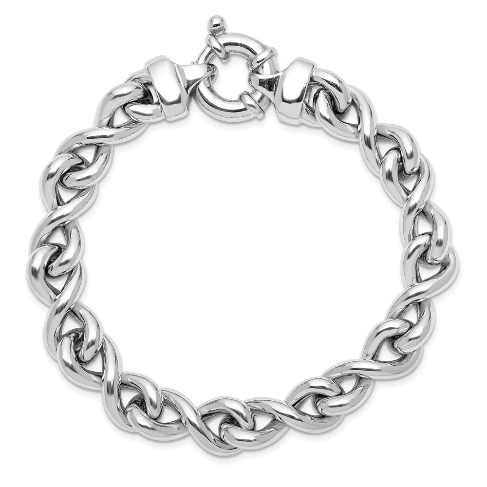 Polished Fancy Link Bracelet Sterling Silver D6vgtFLw
