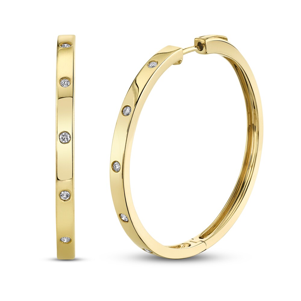 Shy Creation Diamond Earrings 1/6 ct tw 14K Yellow Gold SC55020223 EX7jIgIX