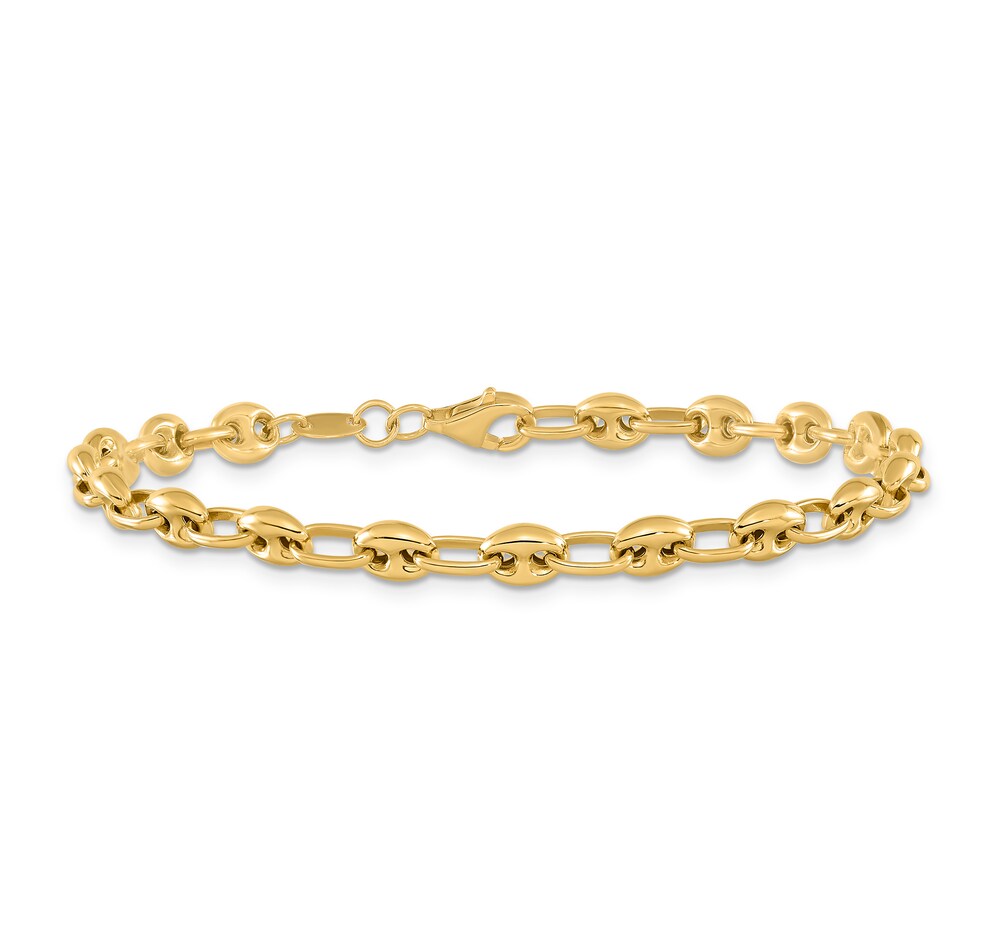 Link Bracelet 14K Yellow Gold 7.5" EY9xNOMV