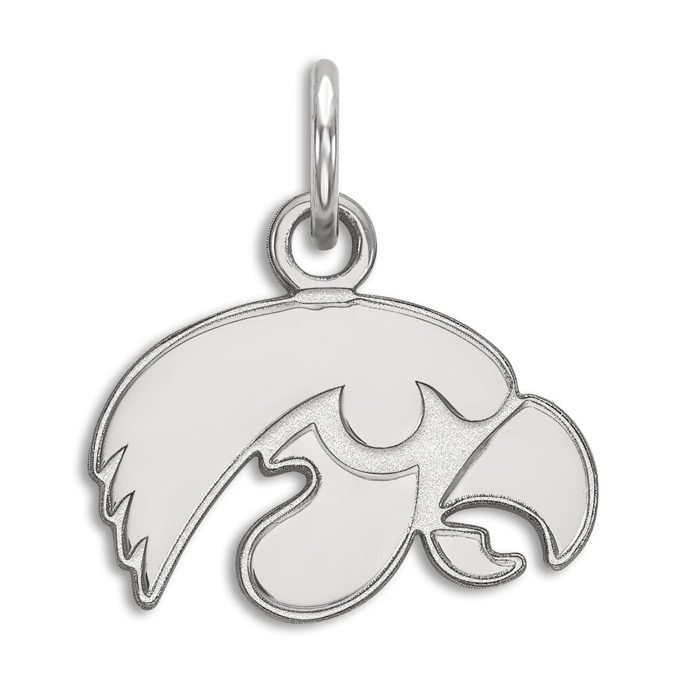University of Iowa Small Necklace Charm Sterling Silver Ebxhb8ND