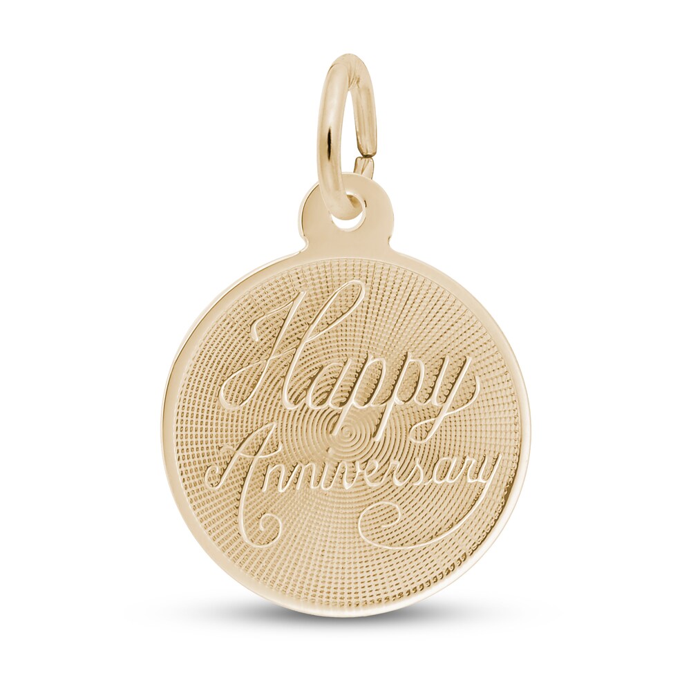 Anniversary Charm 14K Yellow Gold HQiiUzPE