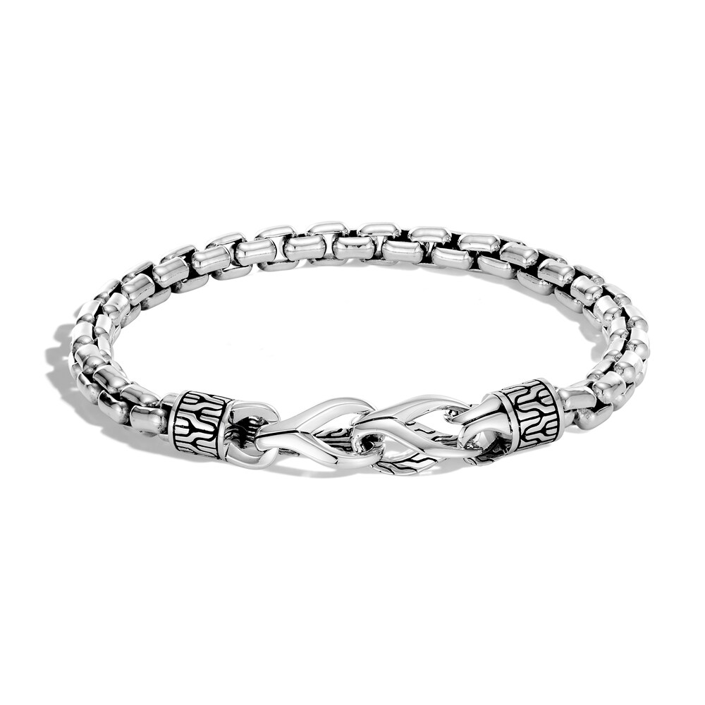 John Hardy Asli Classic Chain Link 6MM Box Bracelet in Silver, Medium HaFNrdH7