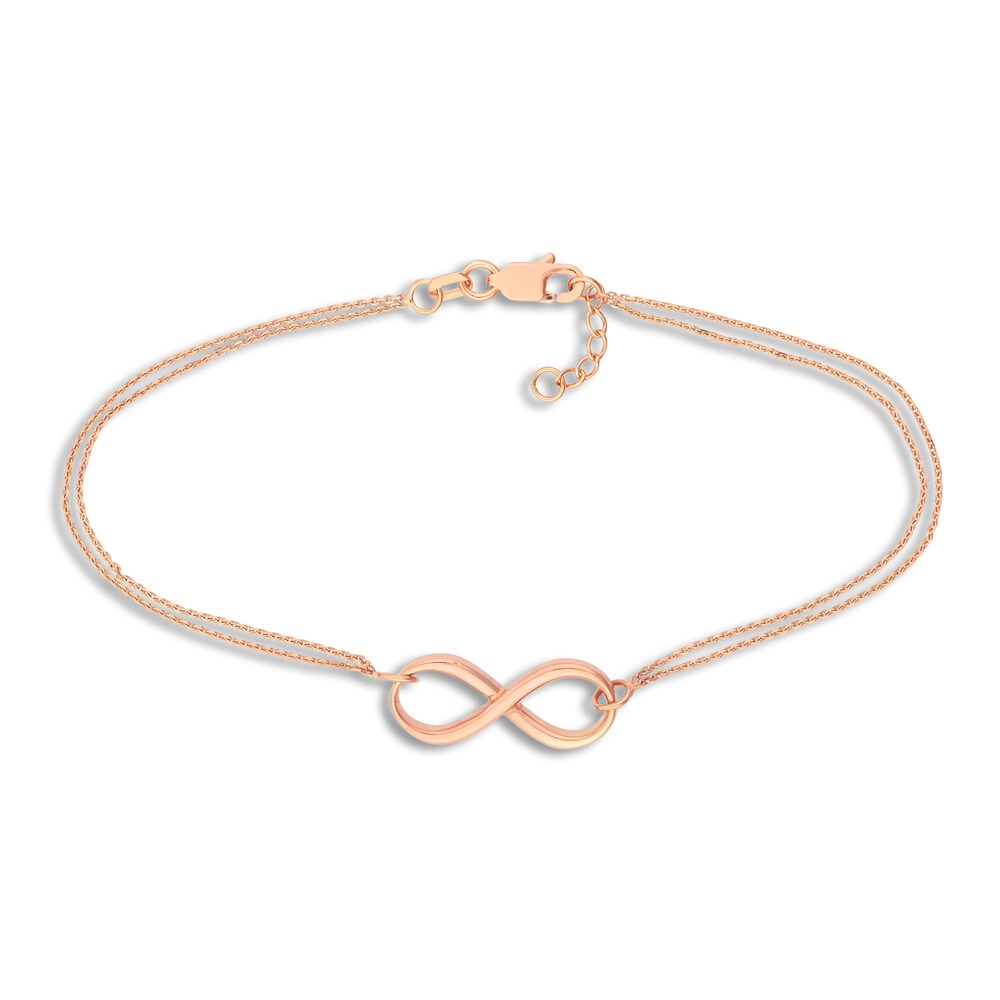 Infinity Bracelet 14K Rose Gold HiMUsSQH [HiMUsSQH]