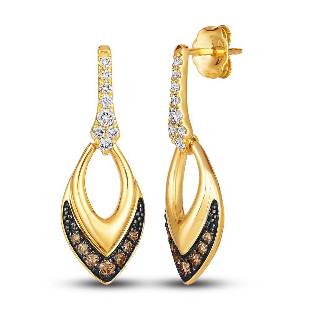 Le Vian Diamond Earrings 3/8 ct tw Round 14K Honey Gold IKZ4c2MV