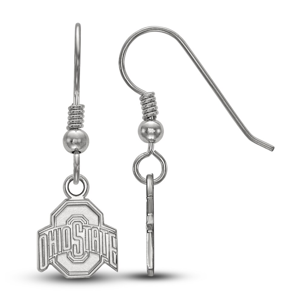 Ohio State University Dangle Earrings Sterling Silver IlQ36sQL