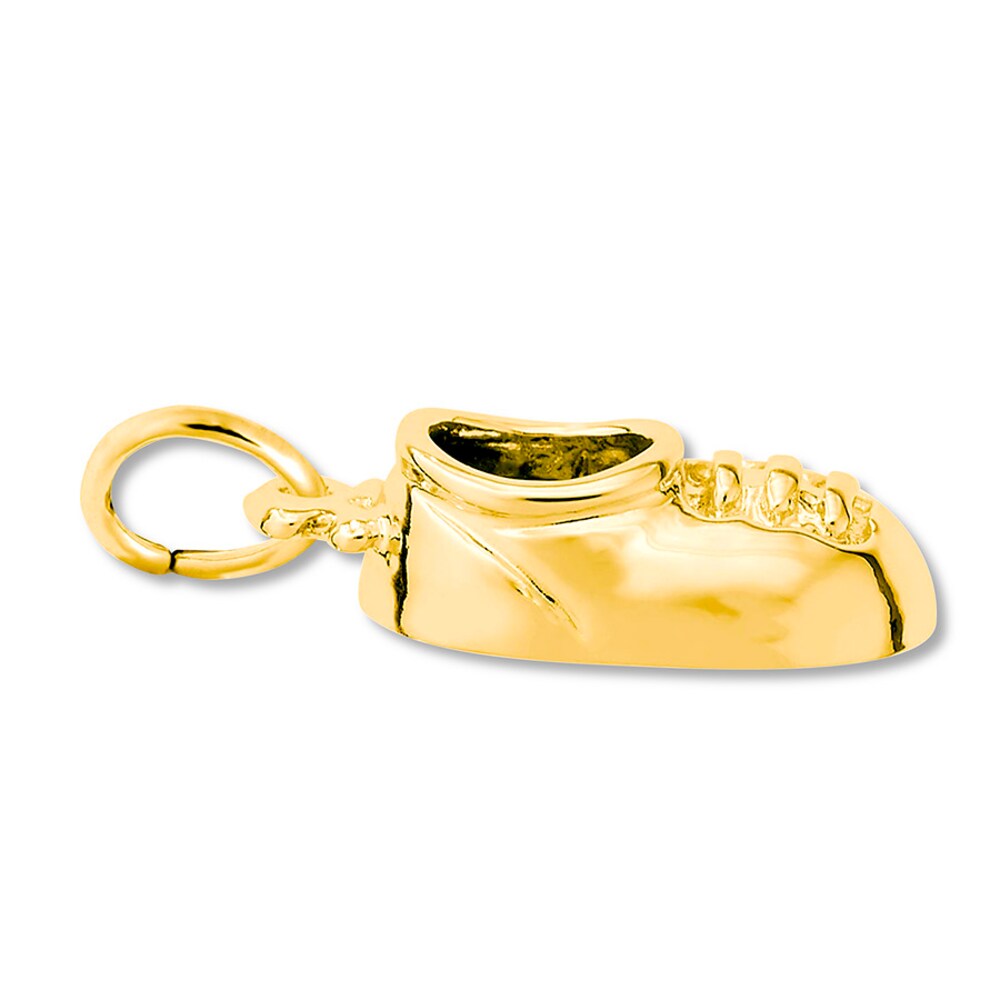 Baby Shoe Charm 14K Yellow Gold Kx7FygBl