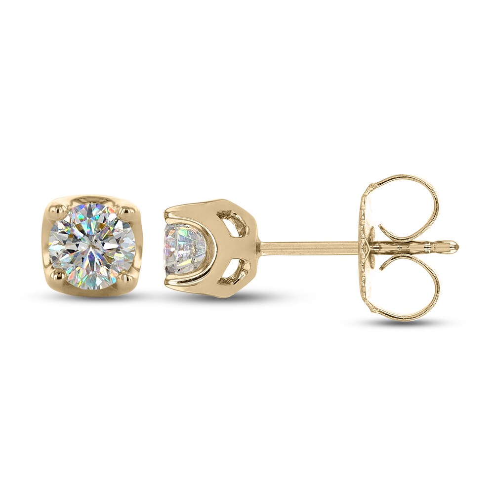 THE LEO First Light Diamond Solitaire Earrings 3/4 ct tw 14K Yellow Gold (I1/I) KyRfq5Mj