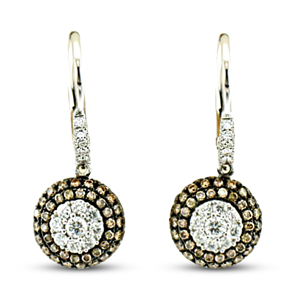 Le Vian Diamond Earrings 1-3/4 ct tw 14K Vanilla Gold LJ1ey8oU
