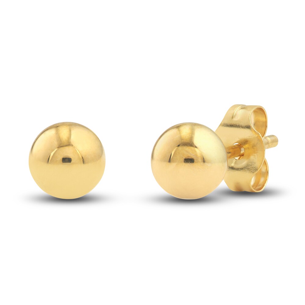 Ball and Hoop Earring Set 14K Yellow Gold LeY2uT4E
