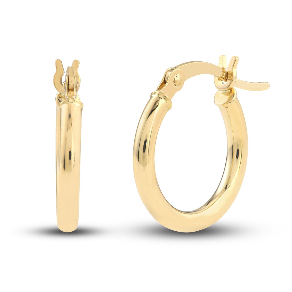 Ball and Hoop Earring Set 14K Yellow Gold LeY2uT4E