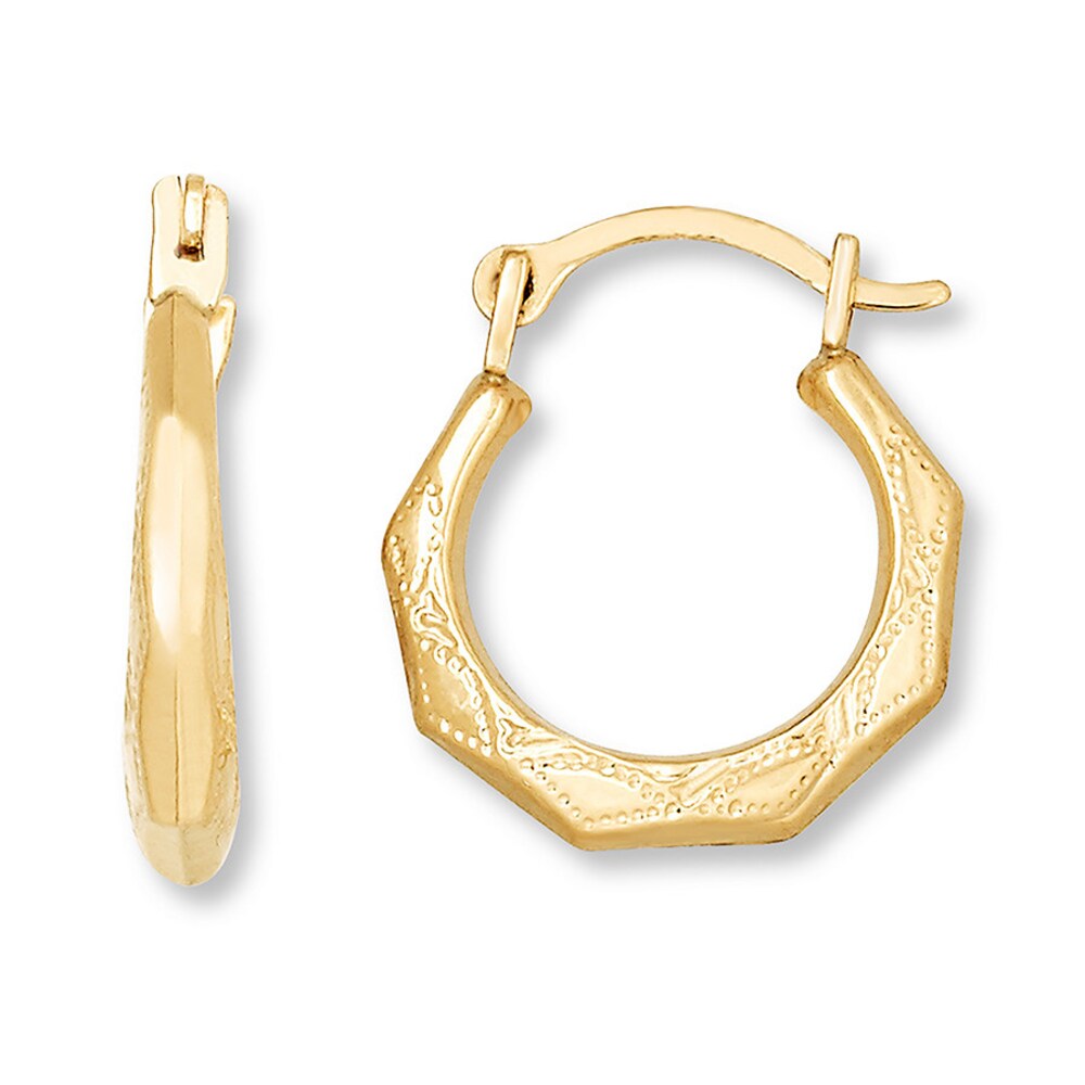 Children's Hoop Earrings 14K Yellow Gold Mi0KlHIh