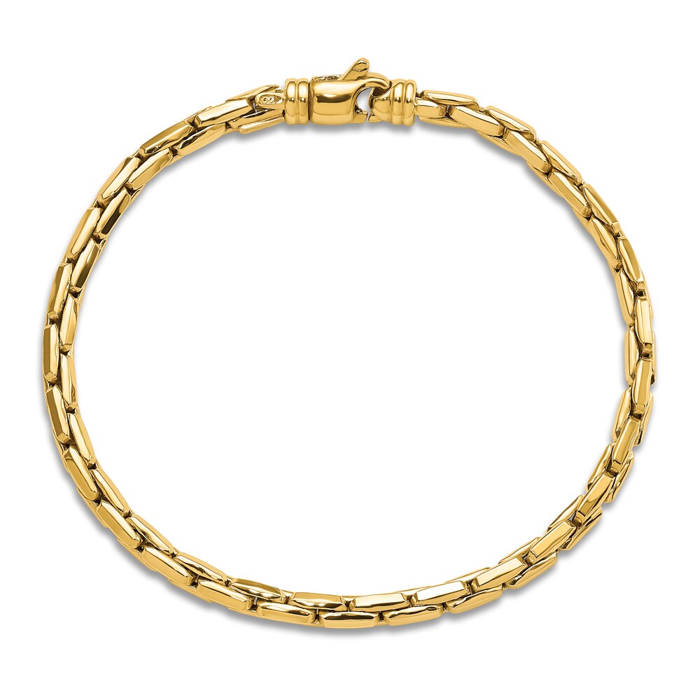 High-Polish Box Bracelet 14K Yellow Gold 7.5\" NGVoBQjX