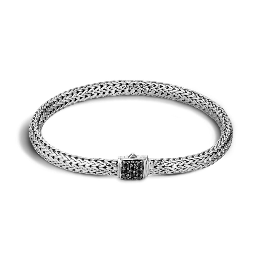 John Hardy Classic Chain 5MM Bracelet in Silver with Gemstone, Large NKEjWsm3