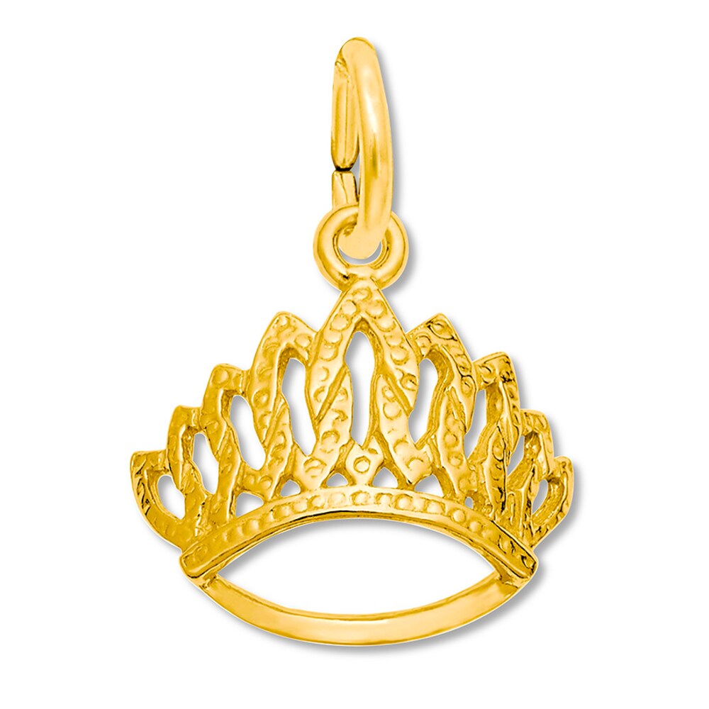 Tiara Charm 14K Yellow Gold O7t2FkqO