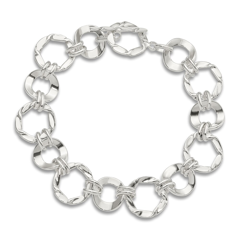 Link Bracelet Sterling Silver PvEPth1q