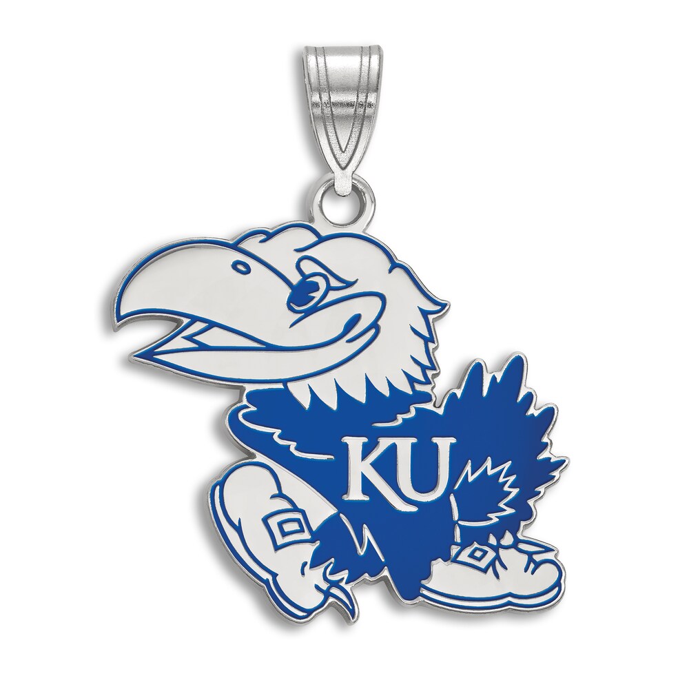 University of Kansas Enamel Charm Sterling Silver QctvgSia [QctvgSia]