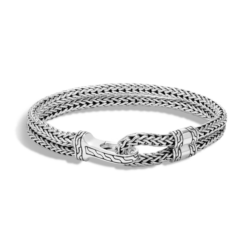 John Hardy Classic Chain Hook Clasp Bracelet in Silver, Medium R0CrrLOH