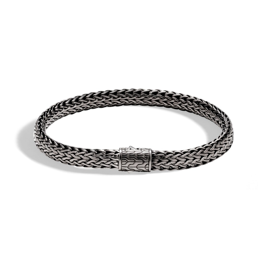 John Hardy Classic Chain 6.5MM Bracelet in Blackened Silver, Medium Rr39LNww