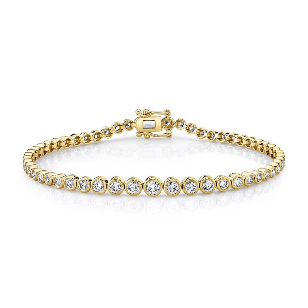 Shy Creation Diamond Bracelet 1-7/8 ct tw Round 14K Yellow Gold SC55011916 SChShtSK