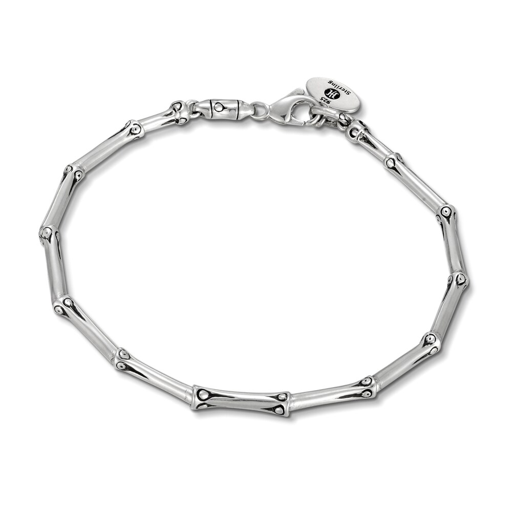 John Hardy Bamboo Link Bracelet in Silver, Small SLksA9dz