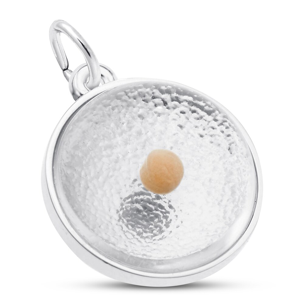 Mustard Seed Charm Sterling Silver TfEwJdSA