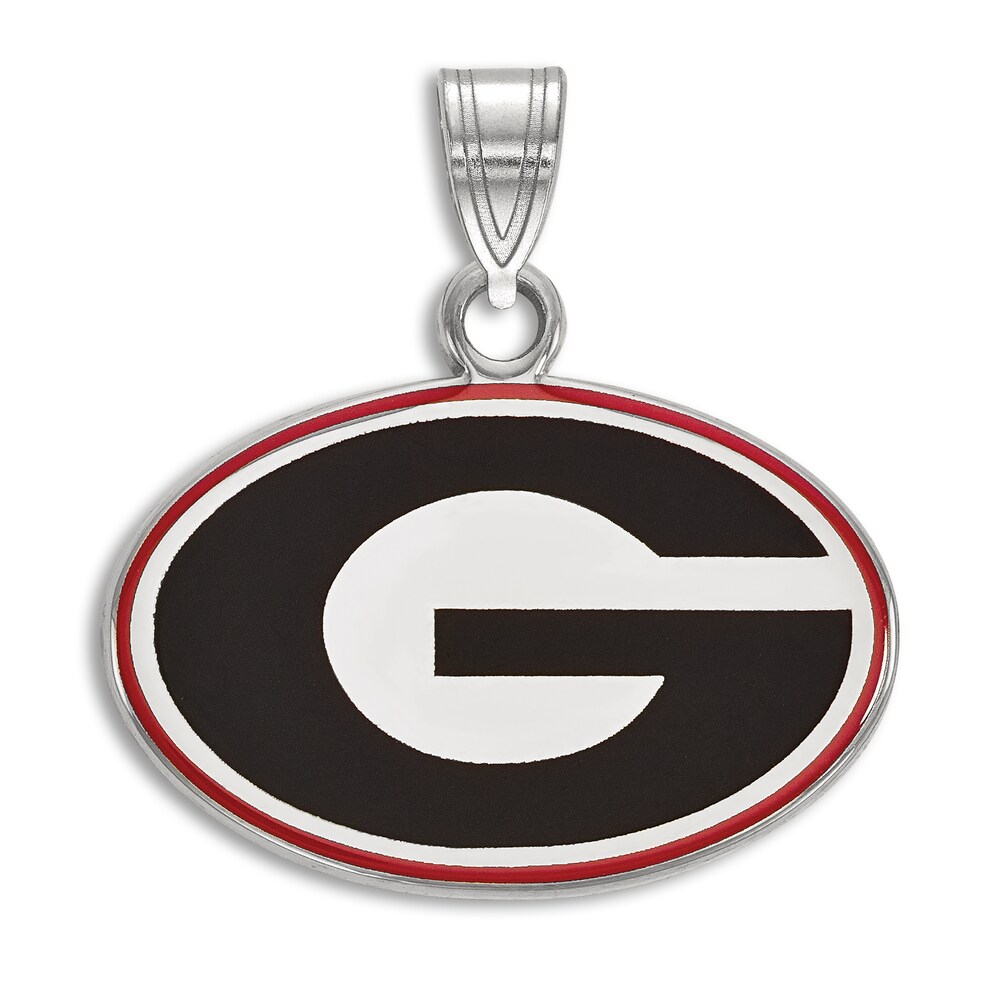 University of Georgia Enamel Charm Sterling Silver TgEUI17K