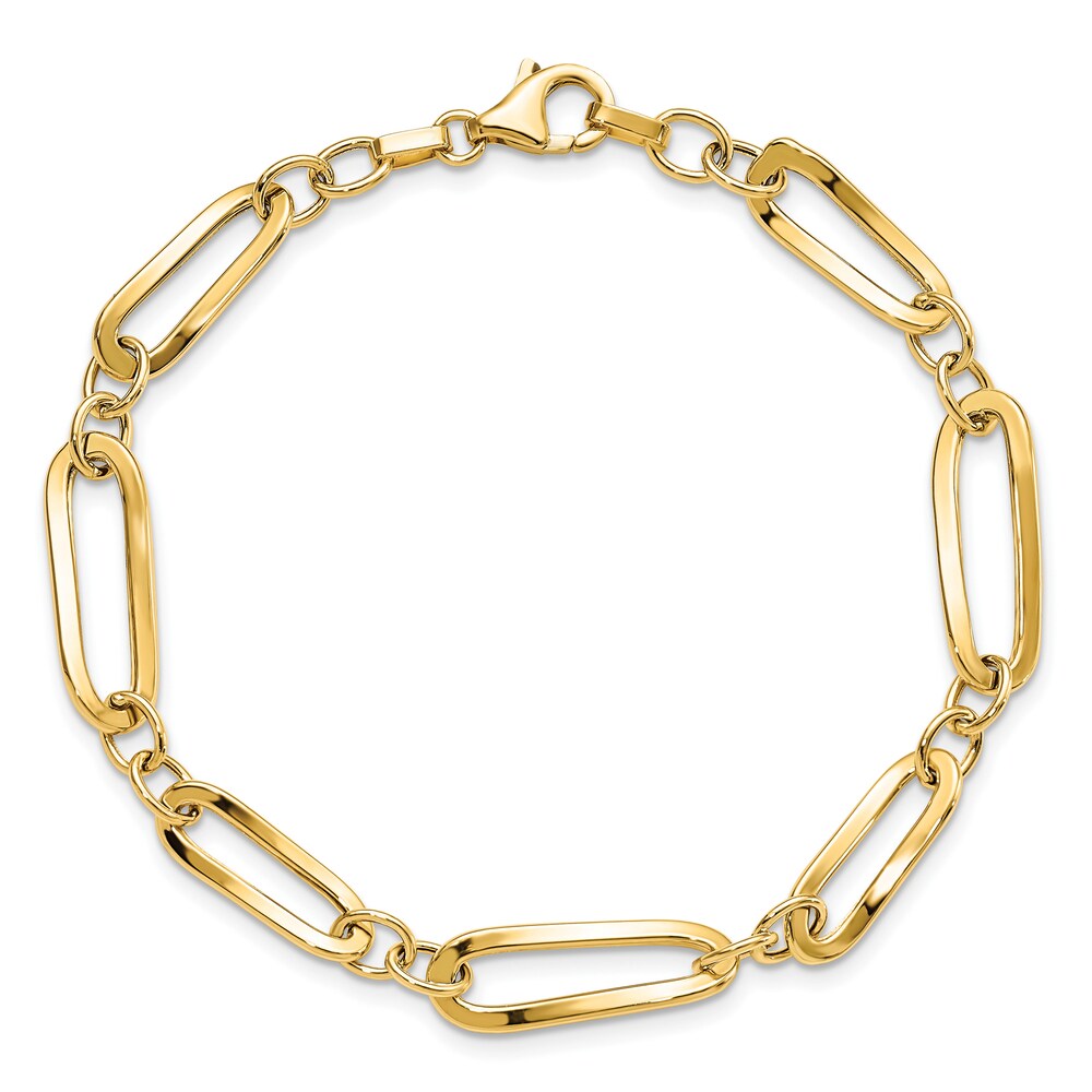 Fancy Link Bracelet 14K Yellow Gold U4dBeLKG