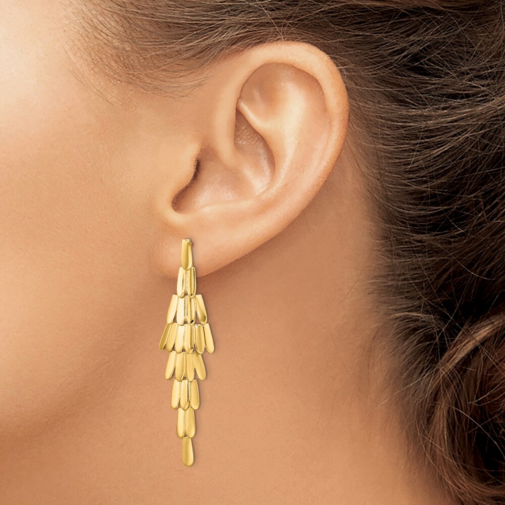 Chandelier Dangle Earrings 14K Yellow Gold V1rPtKPs
