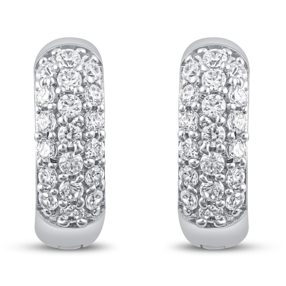 Diamond Earrings 1/4 ct tw Round 10K White Gold VAHr4zpW