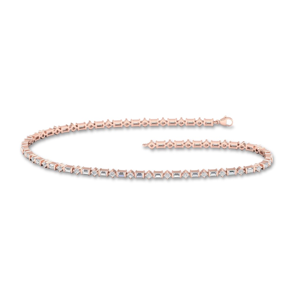 Diamond Bracelet 1/2 ct tw Round 10K Rose Gold VmB0RbcR