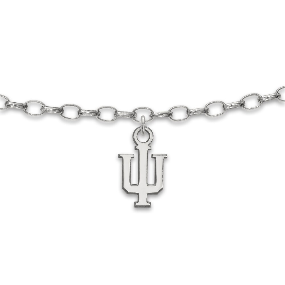 Indiana University Anklet Sterling Silver 9" WqQlGIxG