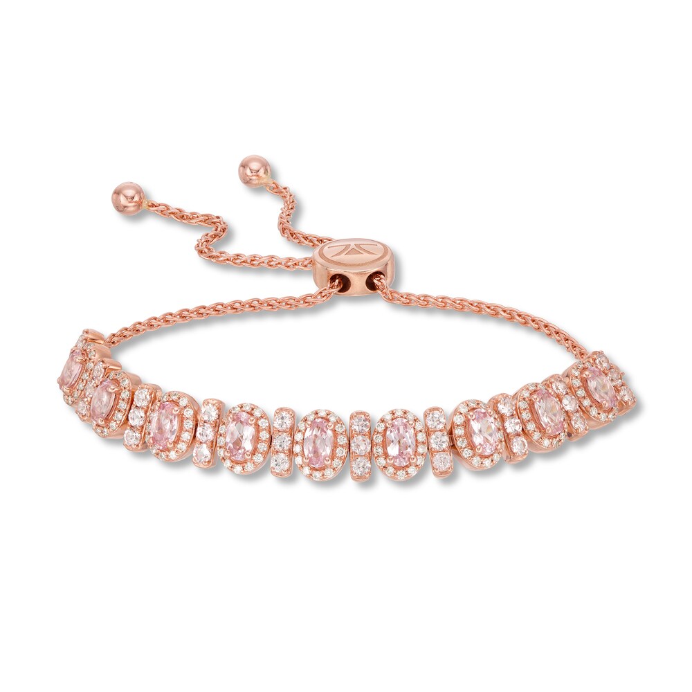 Le Vian Rose Spinel Bolo Bracelet 1/2 ct tw Diamonds 14K Gold X4HaWV16