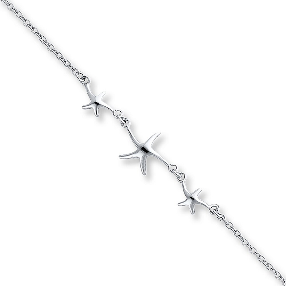 Star Anklet Sterling Silver XCvonbr2