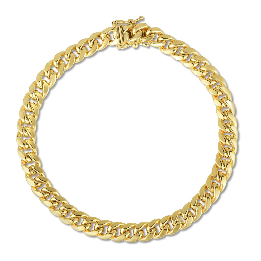 Miami Cuban Link Bracelet 14K Yellow Gold Y1GOhUlS [Y1GOhUlS]