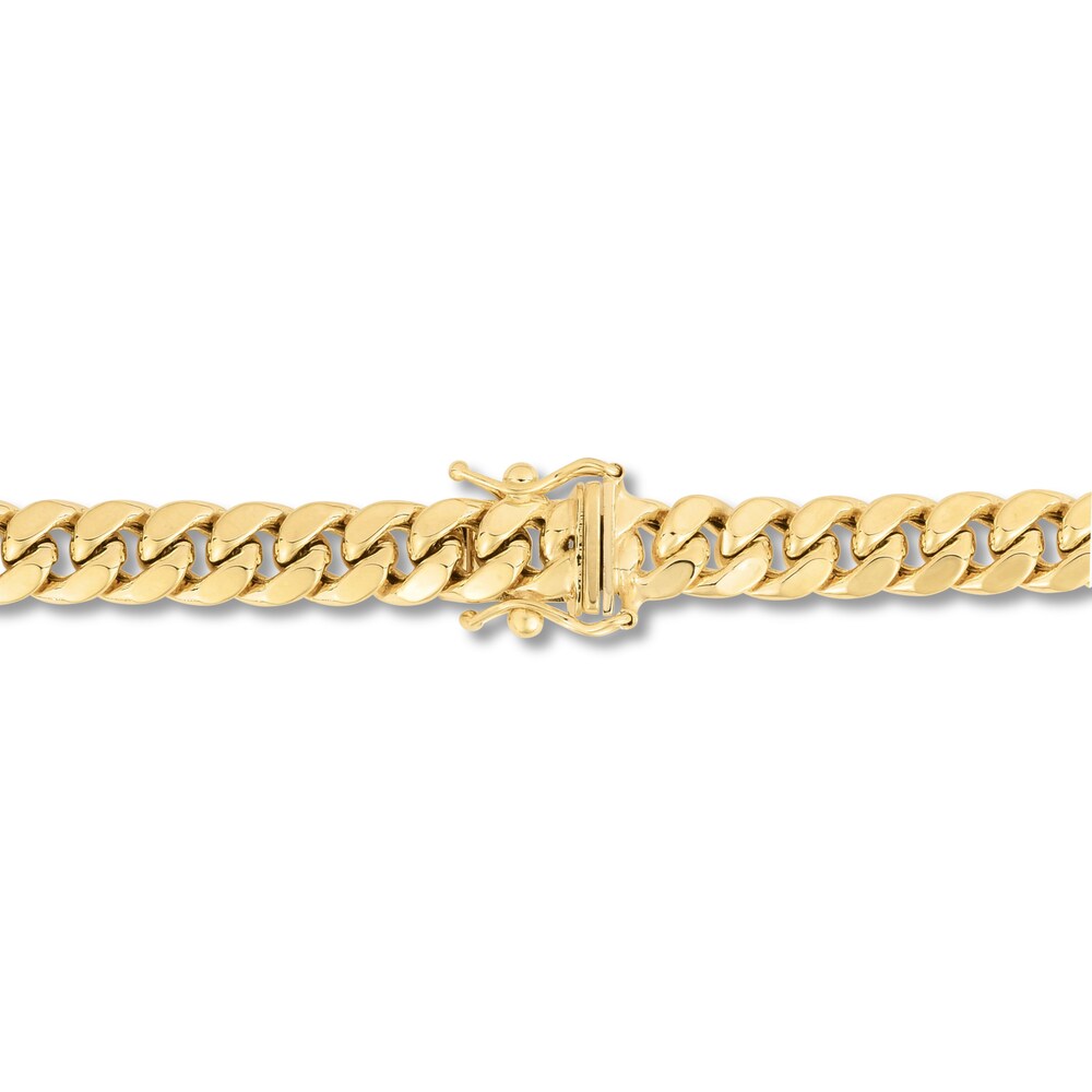 Miami Cuban Link Bracelet 14K Yellow Gold Y1GOhUlS