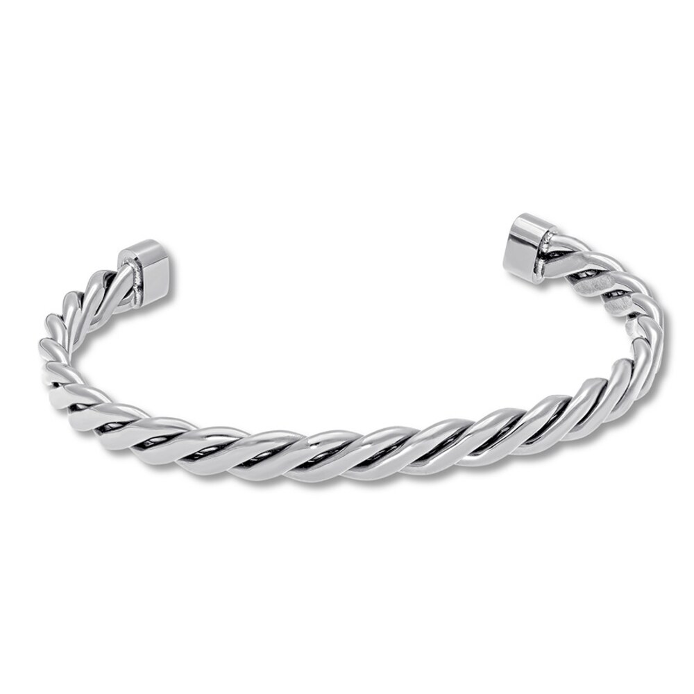 Men's Cuff Bracelet Stainless Steel YGDzfc7q