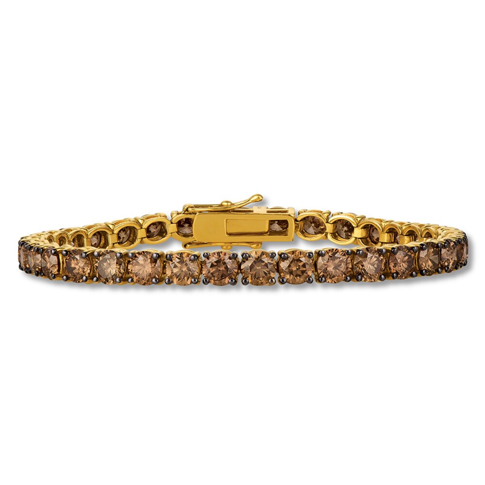 Le Vian Chocolate Diamonds Bracelet 17-1/4 carats tw 18K Honey Gold ZSF0JGPM