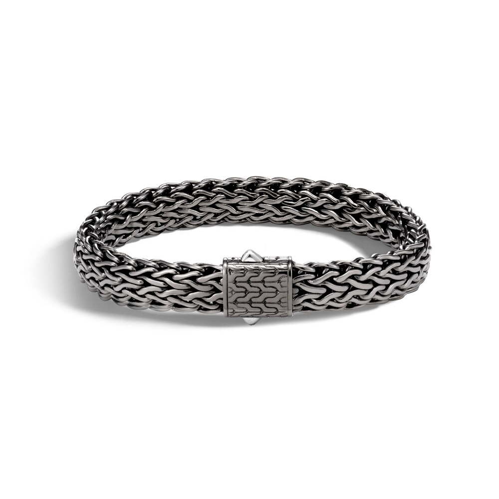 John Hardy Classic Chain 11MM Bracelet in Blackened Silver, Large ZvpZIYZA