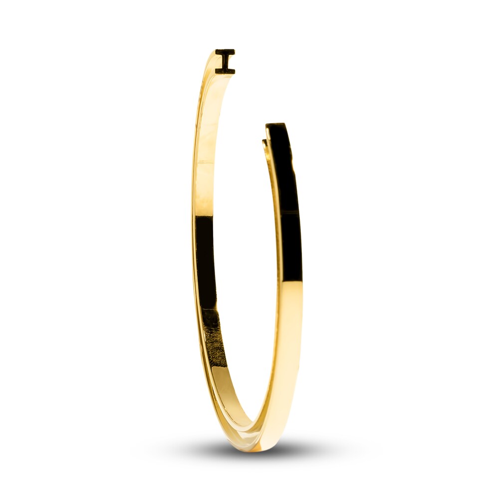 Stella Valle Letter I Bangle Bracelet 18K Gold-Plated Brass aIpGJJcf