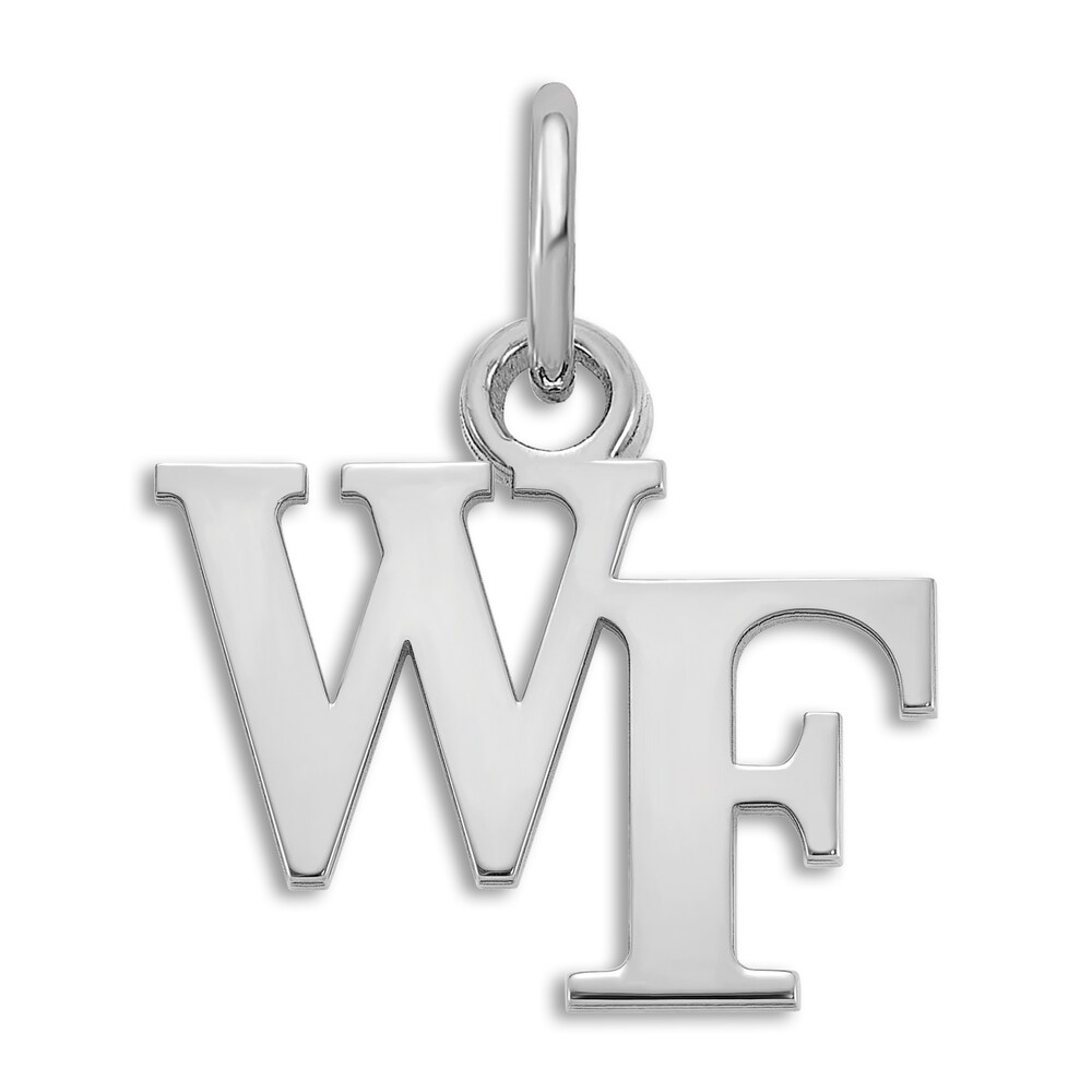 Wake Forest University Small Necklace Charm Sterling Silver aQajvf6G