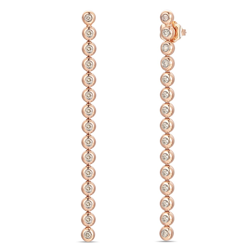 Le Vian Chocolatier Diamond Earrings 1/2 ct tw 14K Strawberry Gold b0mYD2nk