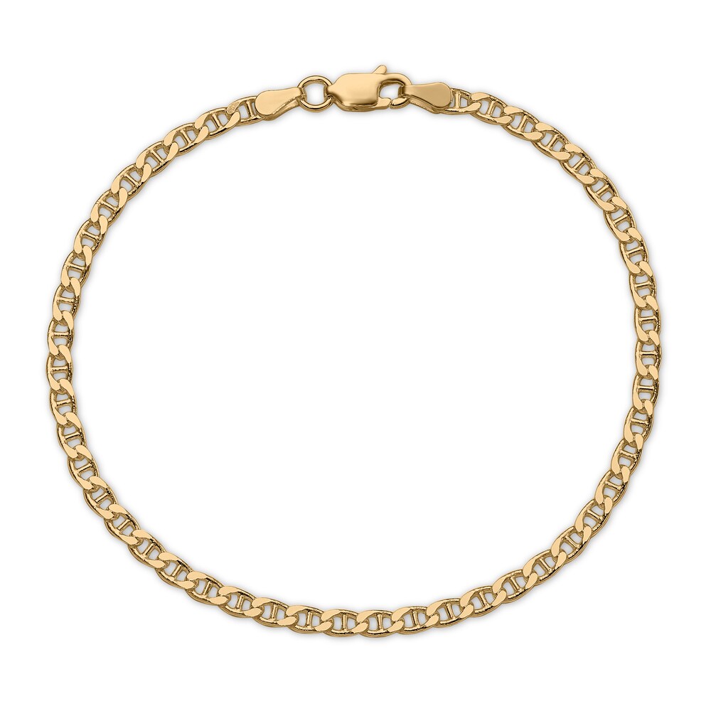 Men's Mariner Link Bracelet 14K Yellow Gold 10.1mm 8.5" bu1s1whO