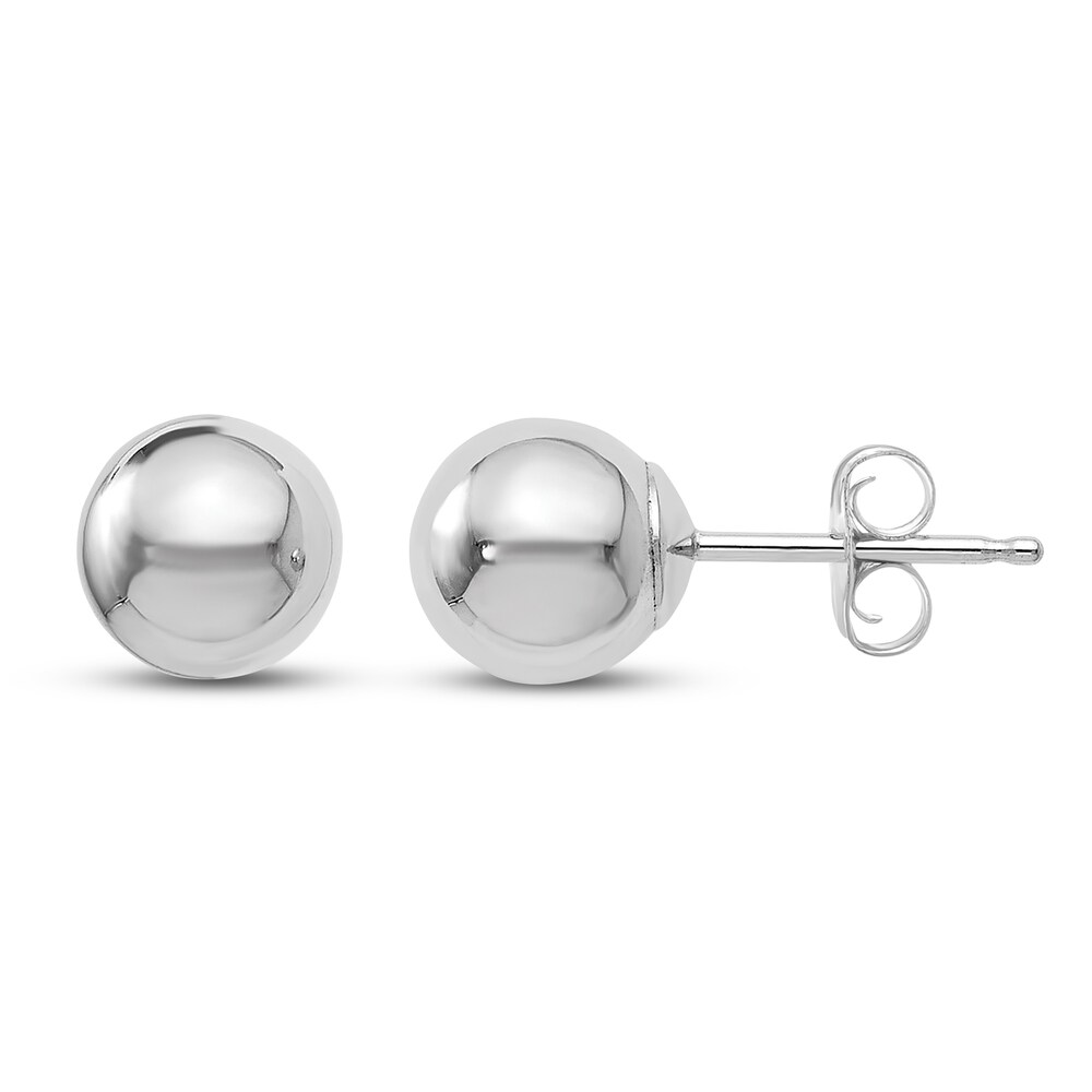 Ball Stud Earrings 14K Yellow Gold 6mm c6uh4yrV