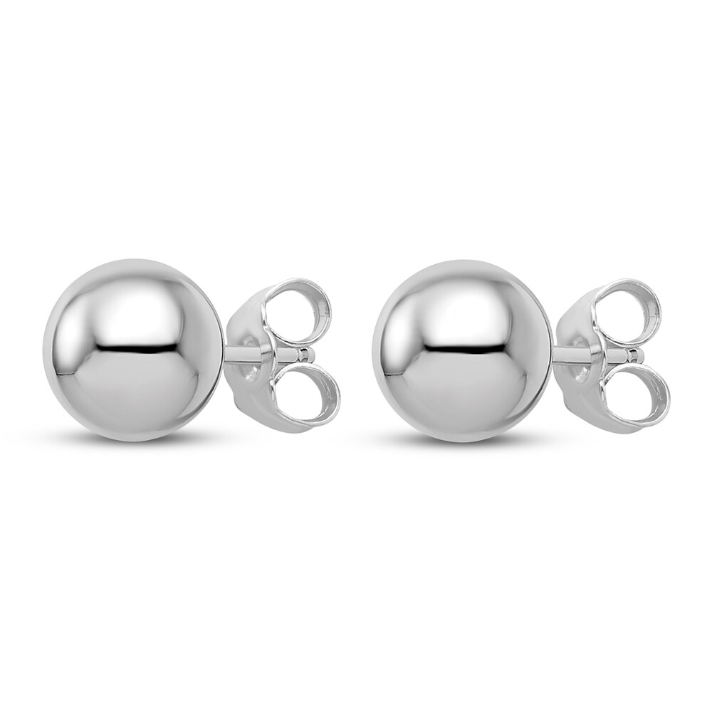 Ball Stud Earrings 14K Yellow Gold 6mm c6uh4yrV